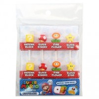 821224 Super Mario Lunch Box Party Food Picks 8pcs Set 